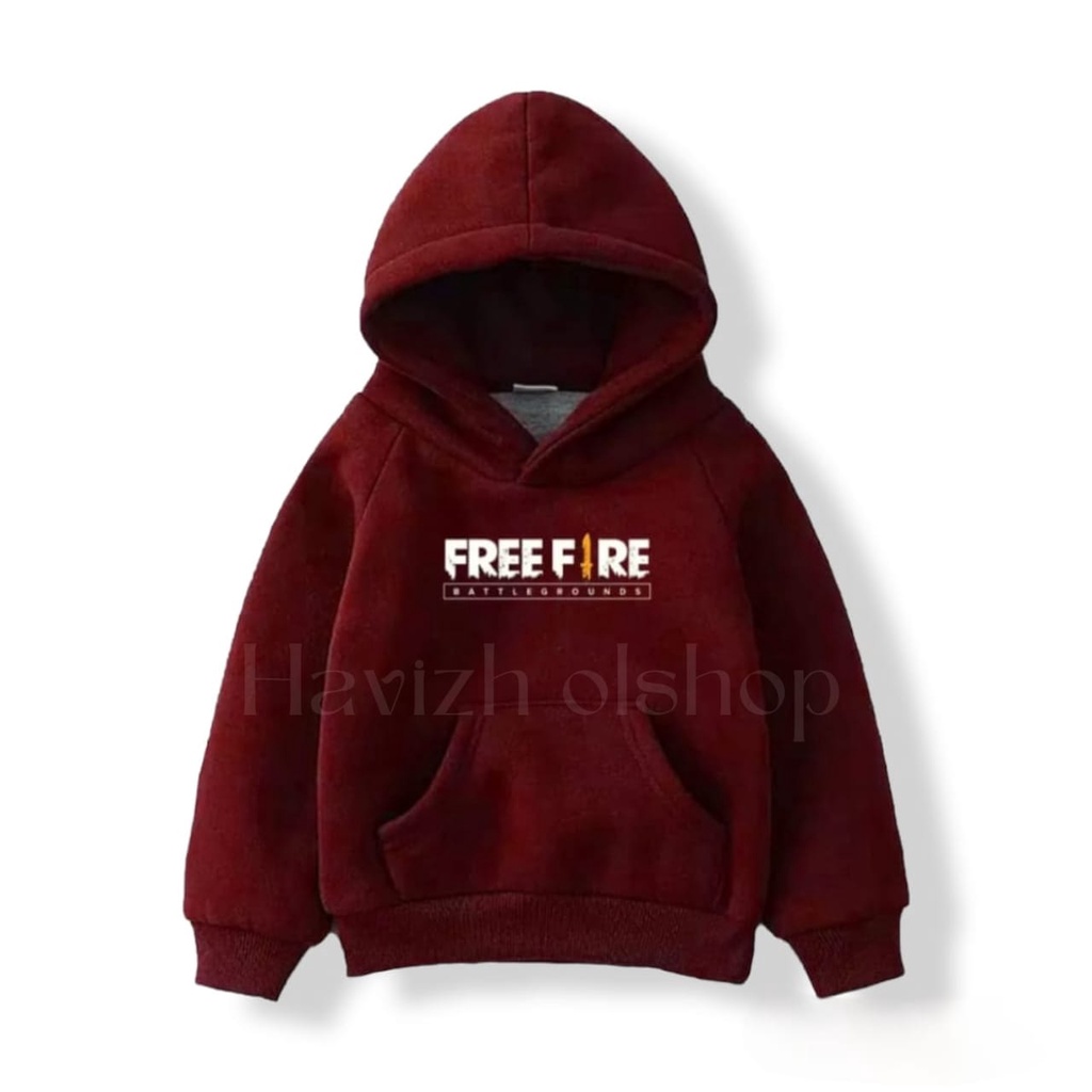 Hoodie free fire anak 1-12th