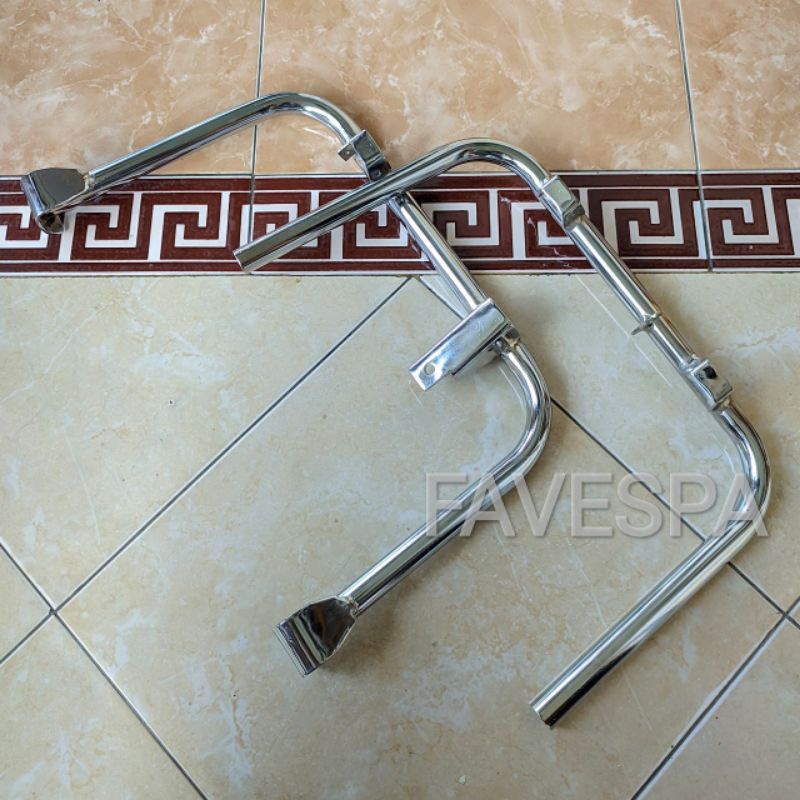 STANDAR JAGANG TENGAH CHROME VESPA SPRINT PX EXCEL