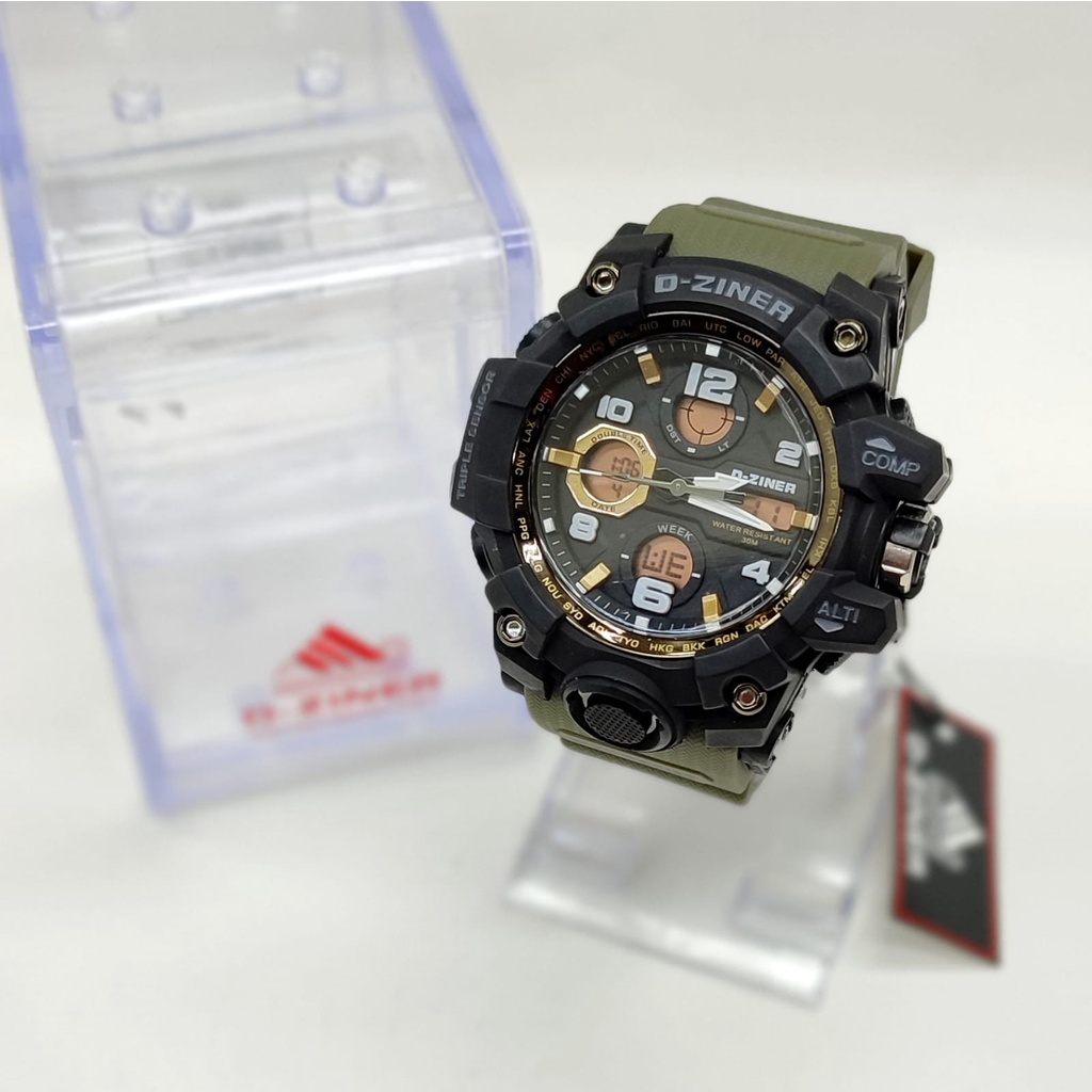 JAM TANGAN PRIA DZINER 8196 D-ZINER 8196 ORIGINAL ANTI AIR