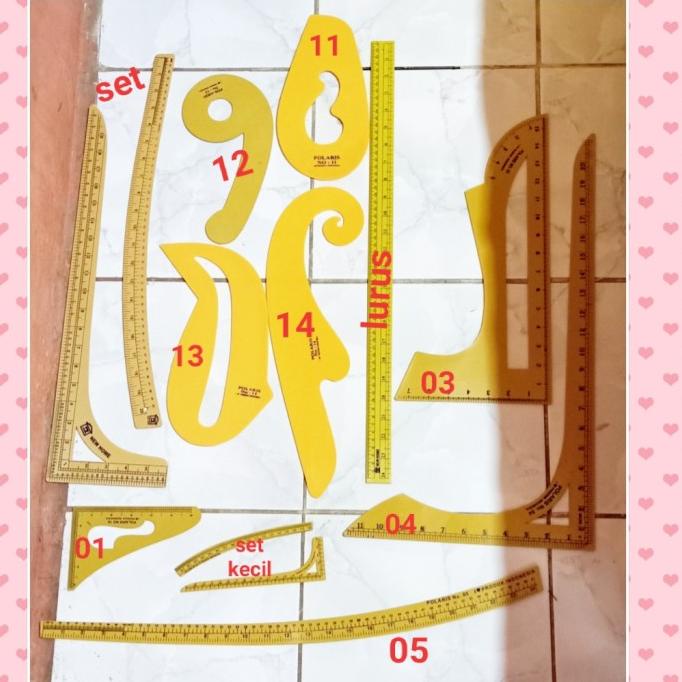 

[COD] penggaris pola jahit free skala kertas PRODUK TERBATAS Kode 1342