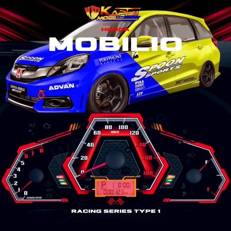 speedometer mobilio - brio custom speedometer honda