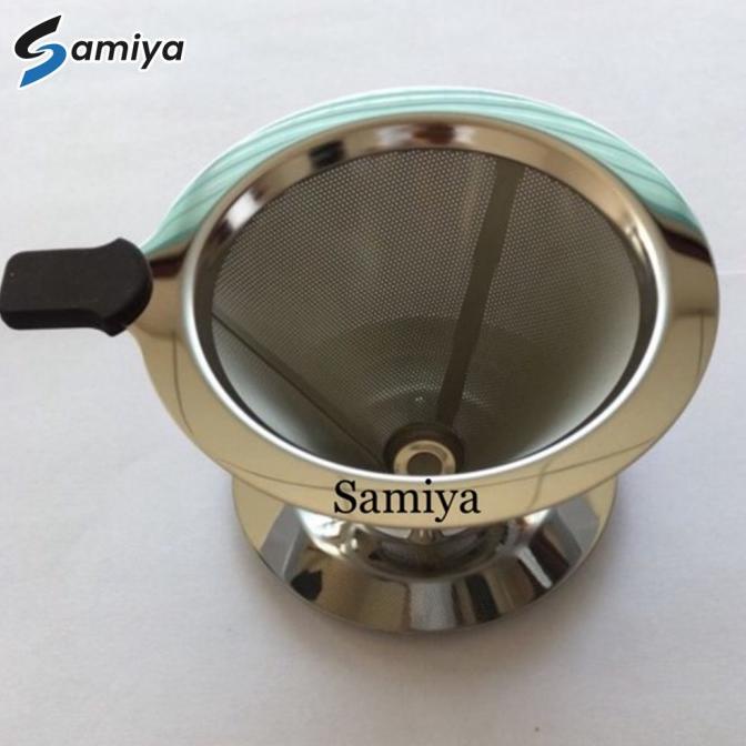 Ro150 Coffee Drip Stainless Coffee Dripper Filter Saringan Kopi V6