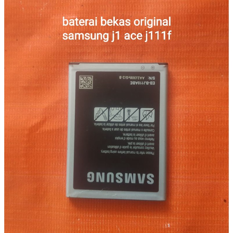 baterai bekas original samsung j111f /J110 j1 ace