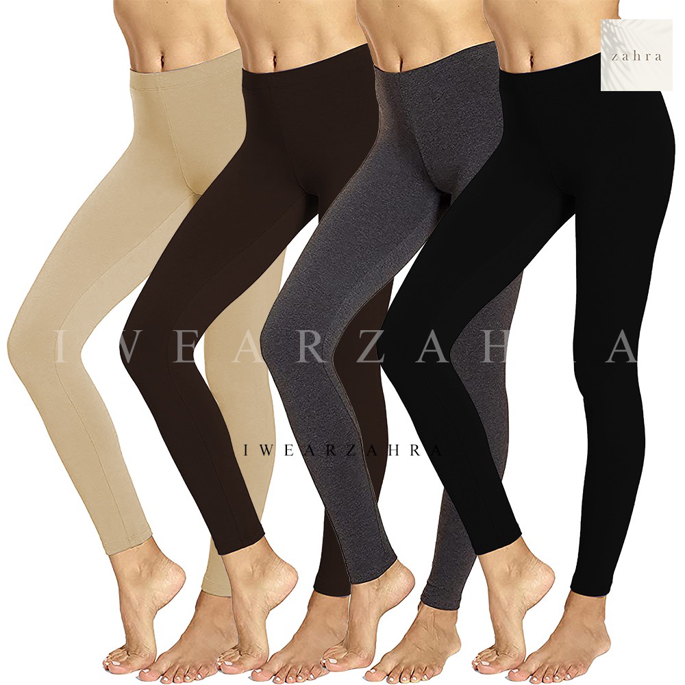 LEGGING KAOS - Celana Ketat Panjang Spandex Sport Pants Sweatpants Nyaman Murah Pakaian Wanita