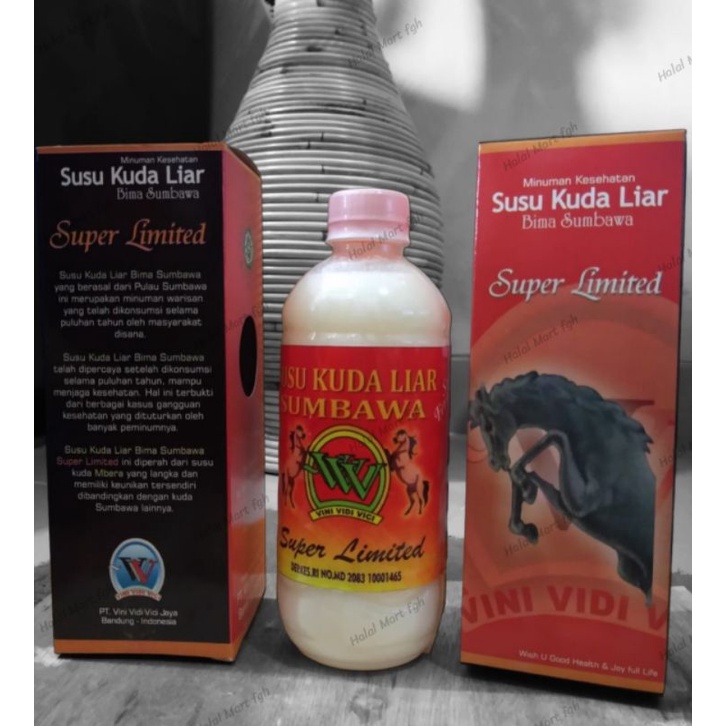 

Susu kuda liar Bima sumbawa super limited Vini Vidi Vici Asli