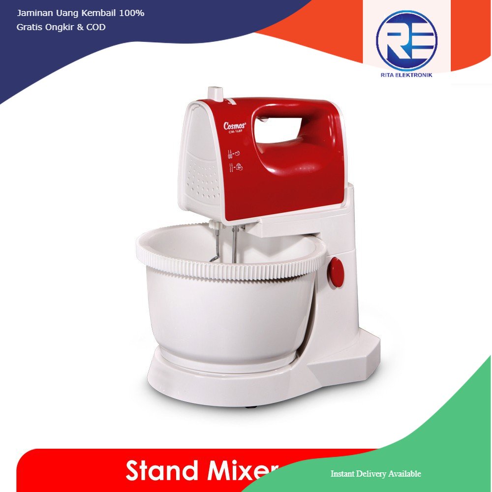 Mixer Berdiri COSMOS / Mixer Lengkap COSMOS / Mixer Pake Mangkuk COSMOS / Stand Mixer COSMOS