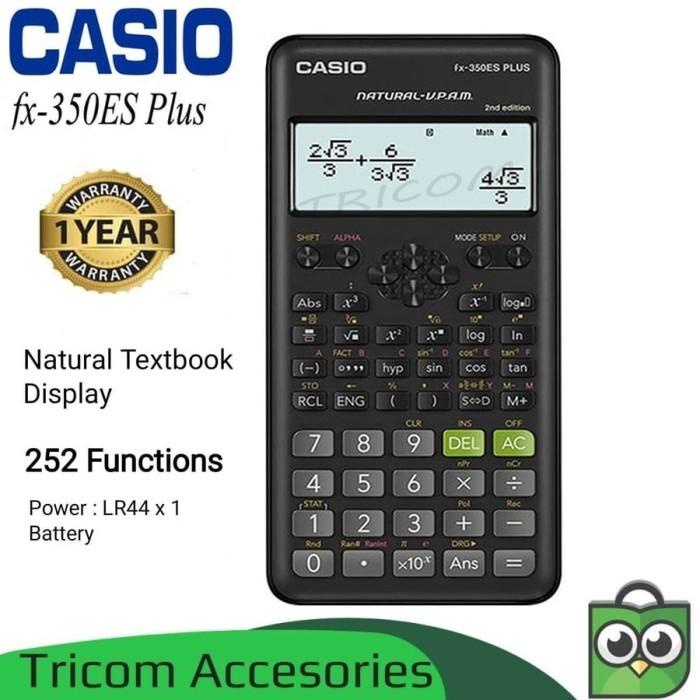 

Calculator Kalkulator Scientific Casio Fx-350Es Plus Calculator Ilmiah