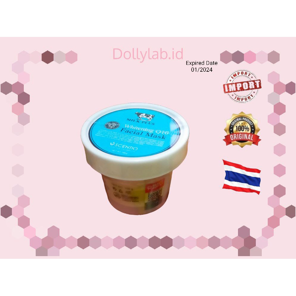 [READY] Scentio Milk Plus Whitening Q10 Facial Mask Beauty Buffet