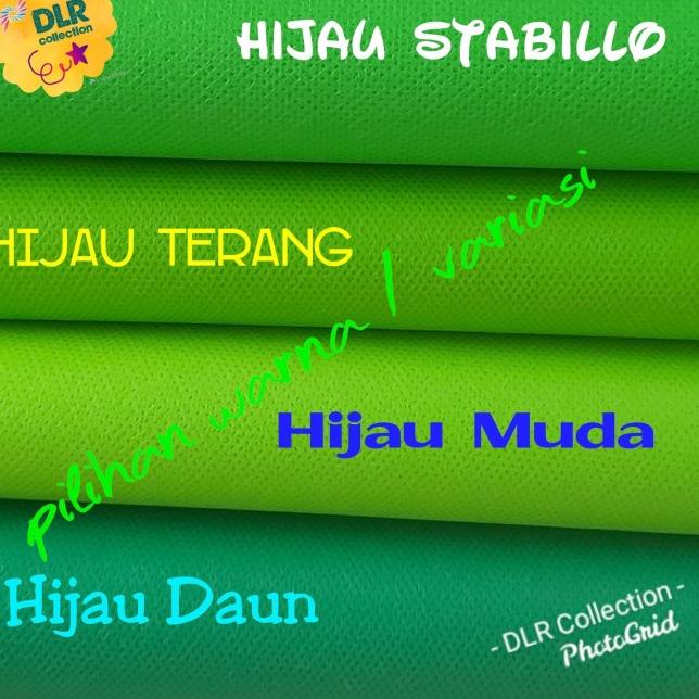 green screen uk 4x1.6mtr Background foto bahan spunbond - Hijau Tosca, 75 gram