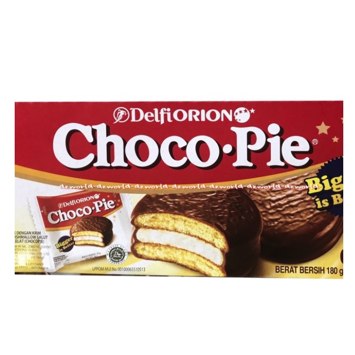 Delfiorion Choco Pie Biskuit Coklat Biscuit 6pack Chocolate Bigger Delfi Orion Biskut Cokelat Delfi Orion Choco 6sachet