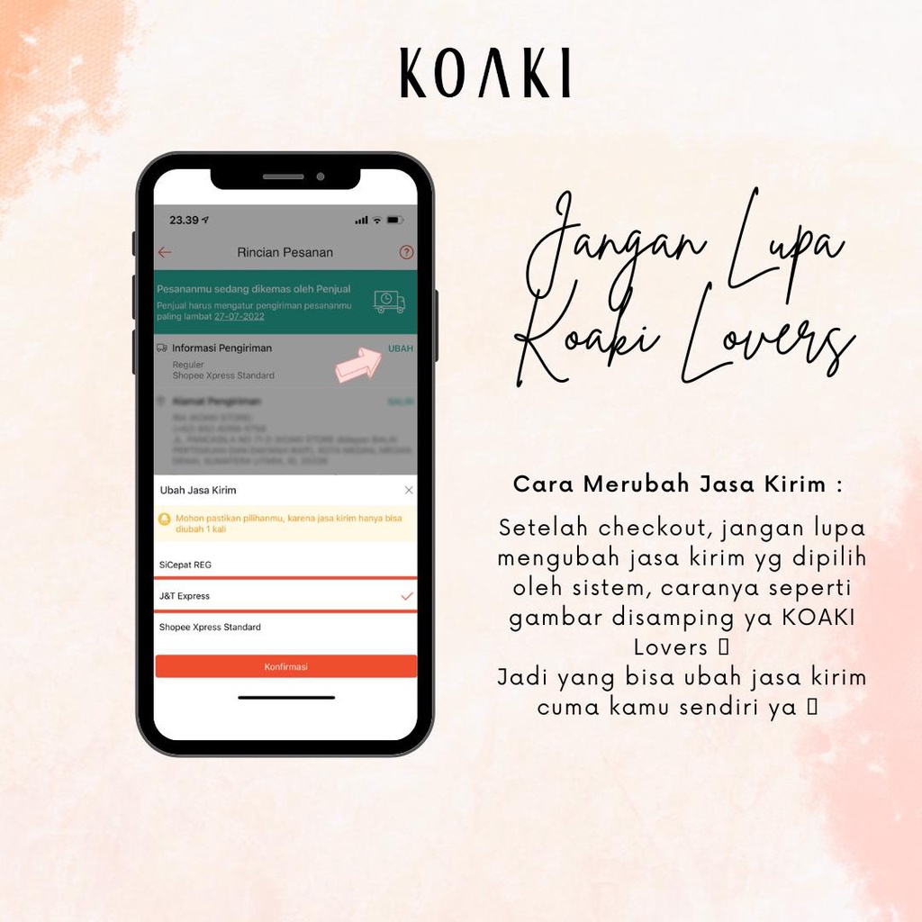 KOAKI (9103) - Githa Mules Tinggi 3 Acc Gold Mewah