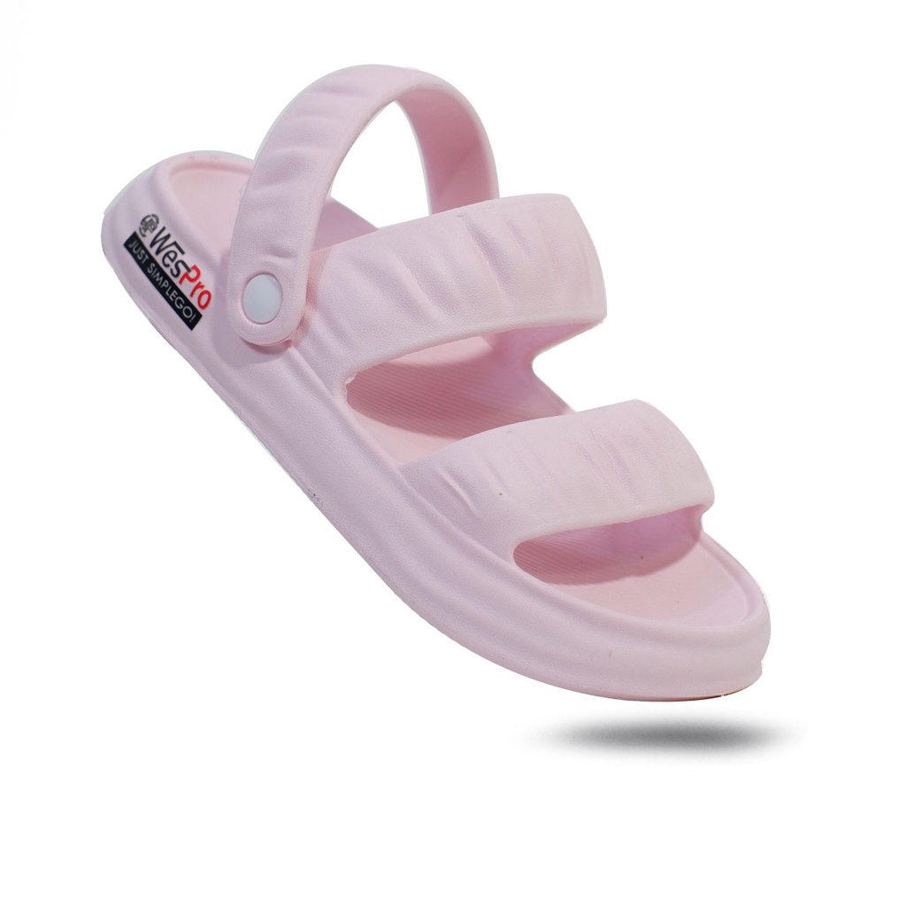 Wespro Jelita - Sepatu sandal selop wanita tali untuk dirumah | Sendal eva phylon slop cewek slip on tahan air empuk tebel 3cm 36-40