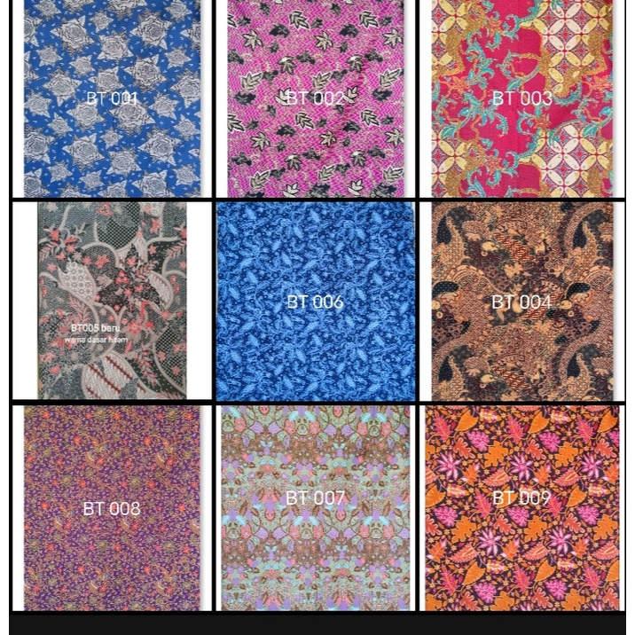 BT 042 kain batik terbaru jual meteran rollan harga per setengah meter  happychild