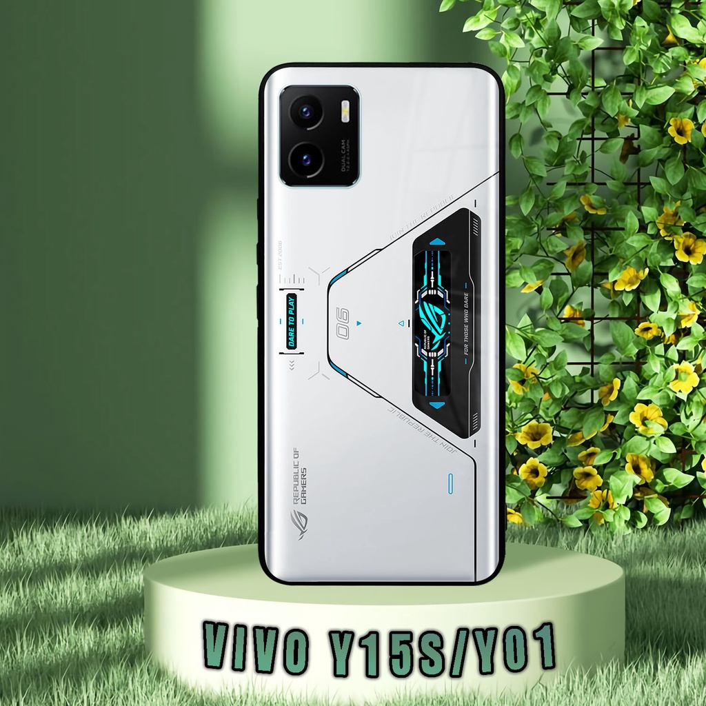 (SV13) Case Kilau Vivo Y15S/Y01 | Y15S | Y01 | Casing Hp Vivo | Pelindung Smartphone | Motif Rog New