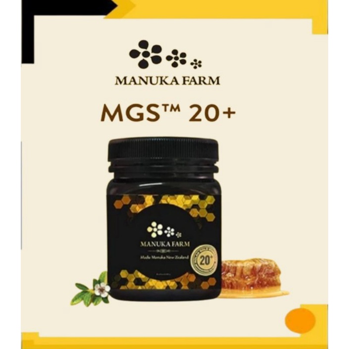 

Manuka Farm MGS 20+ (Manuka Honey - Madu Manuka MGS 20+) Jaminan ORI