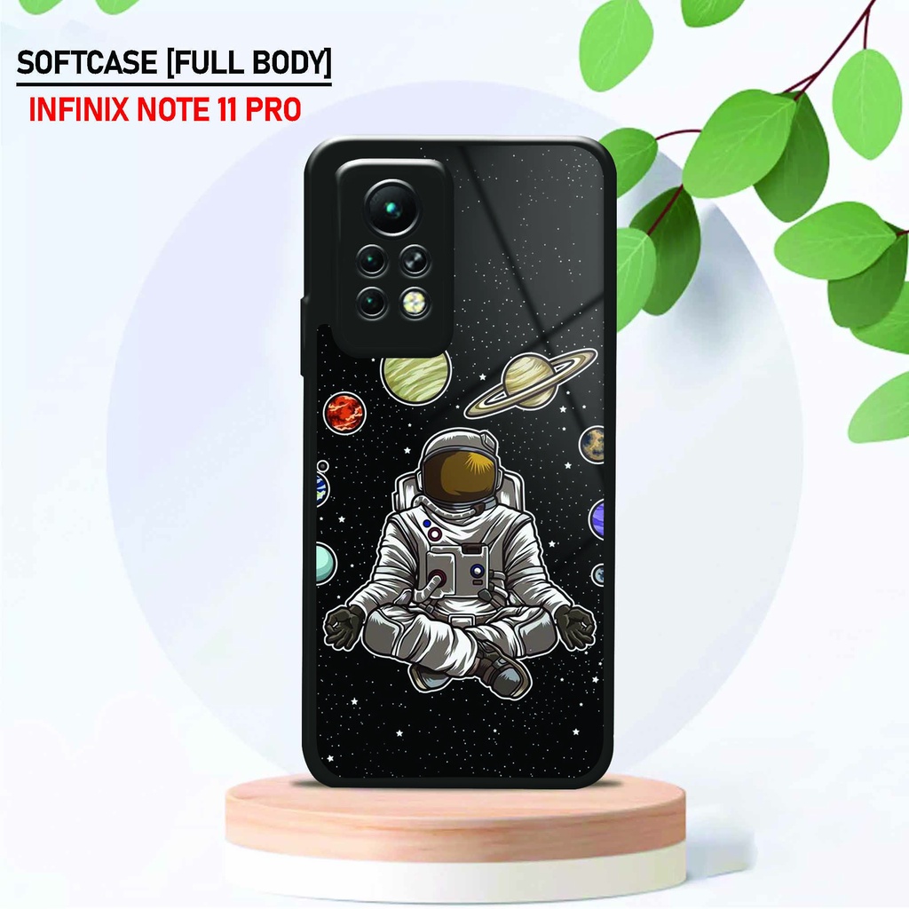 Softcase Kaca Infinix Note 11 Pro - Hardcase Glossy Infinix Note 11 Pro - Fashion [ Astroboy ] - Pel