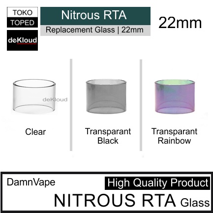 NITROUS RTAx Glass | 22mm | kaca tabung gelas