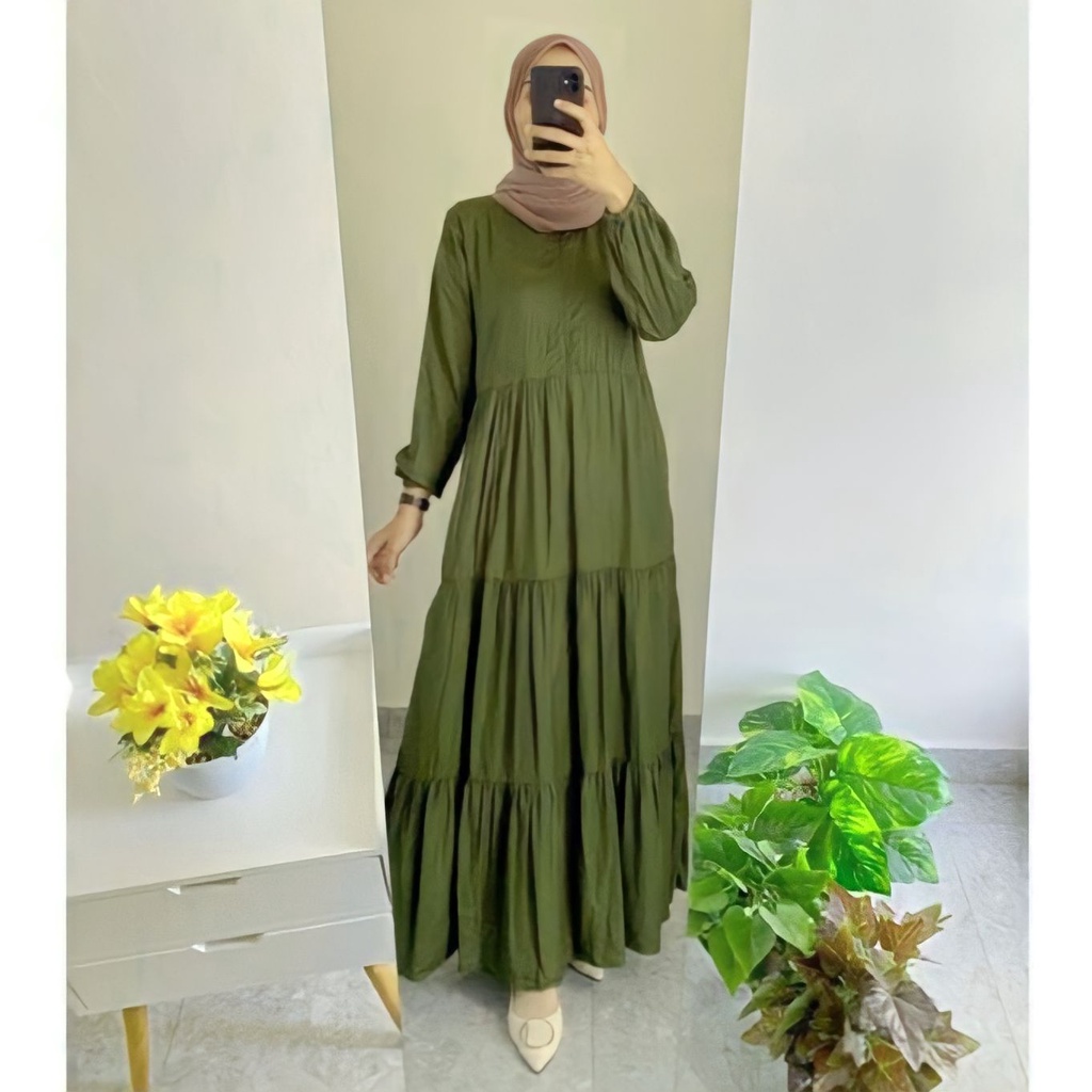 HANUM DRESS LUNARA AMARA GAMIS WANITA