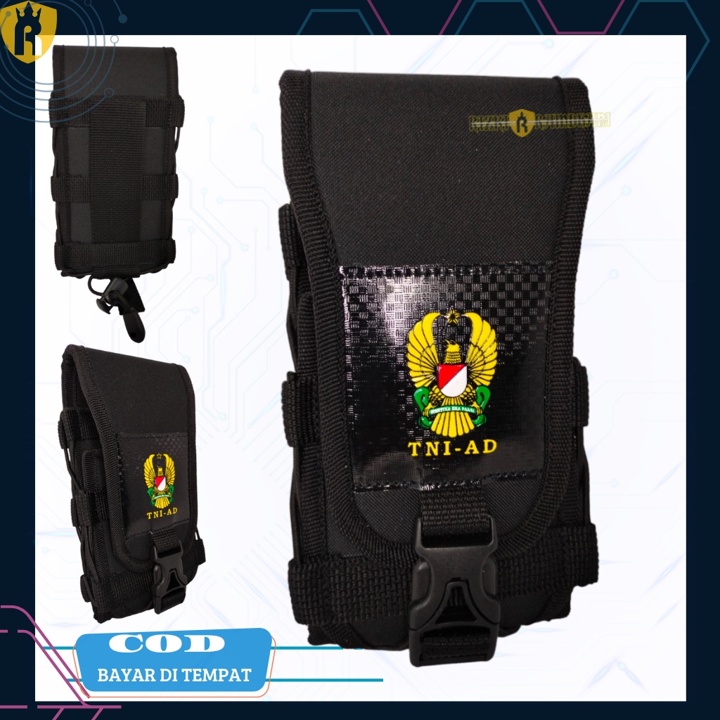 SARUNG HP TACTICAL TNI AD TEMPAT HP PINGGANG TACTICAL