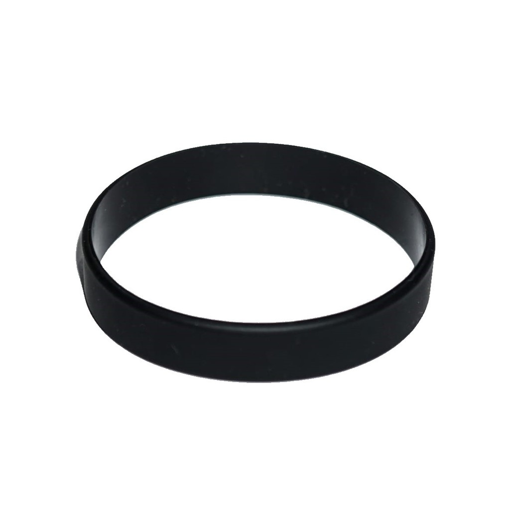 1 Lusin (Isi 12 Pcs) Gelang Karet Rubber Silicon Hitam Sablon Sport Ukuran Anak-Anak