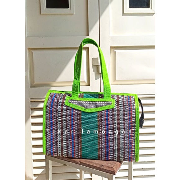 Tas tenun tikar besar / tas hajatan / tas buwuh / tas tikar