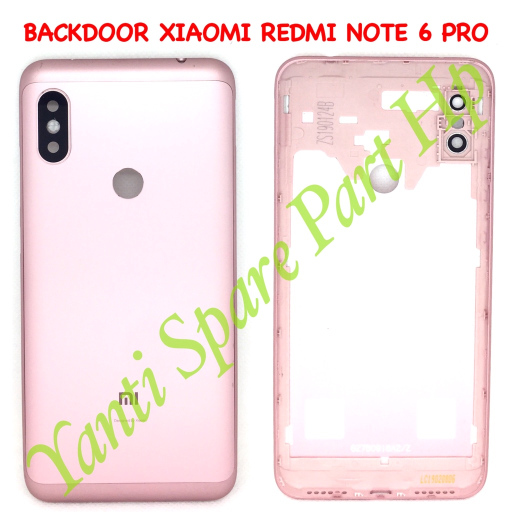 Backdoor Tutup Belakang Xiaomi Redmi Note 6 Pro Original New