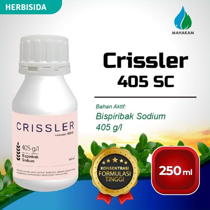 Baru Crissler 405 SC 250 ml Herbisida Pestisida Pembasmi Gulma Tanaman Padi