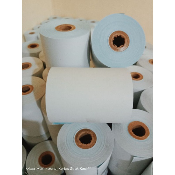 

KERTAS STRUK NCR 2 PLY 75 X 60 KERTAS KASIR EPSON TMU220 PB-PRINTER DOT MATRIX 75MM