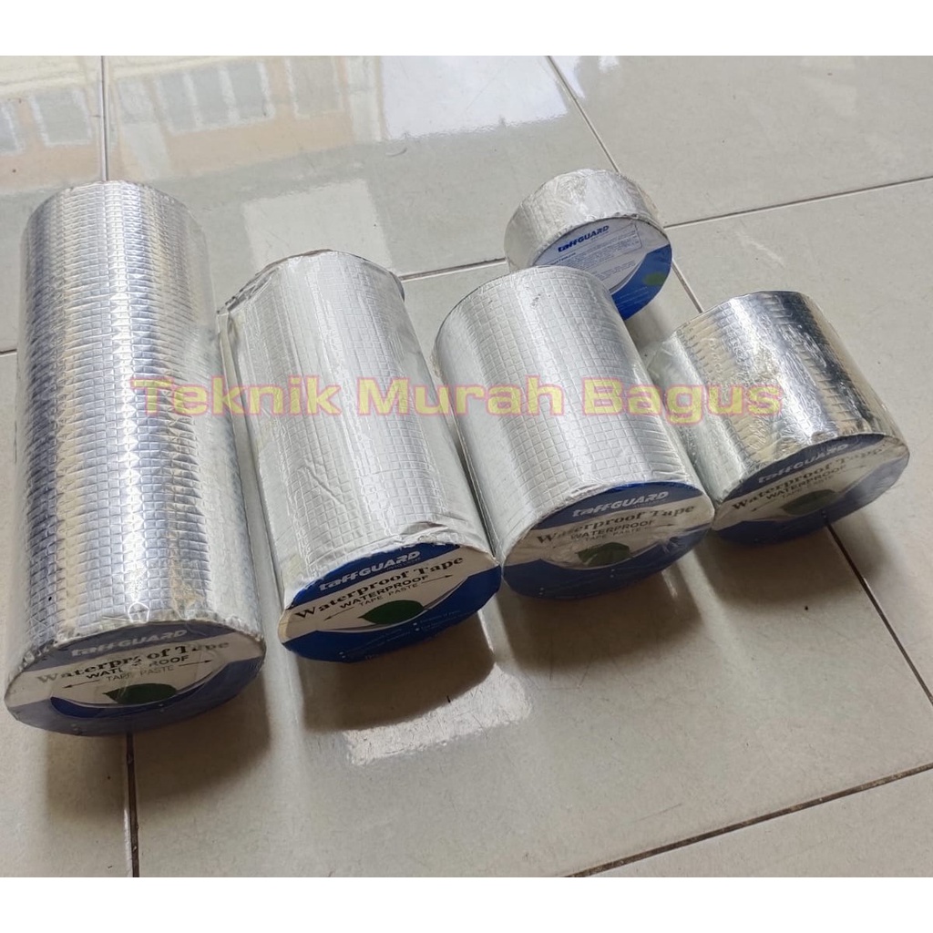 Lakban Aluminium Anti Bocor Serbaguna 20cm Lakban Aluminium Foil Butyl Waterproof Tape 20cm