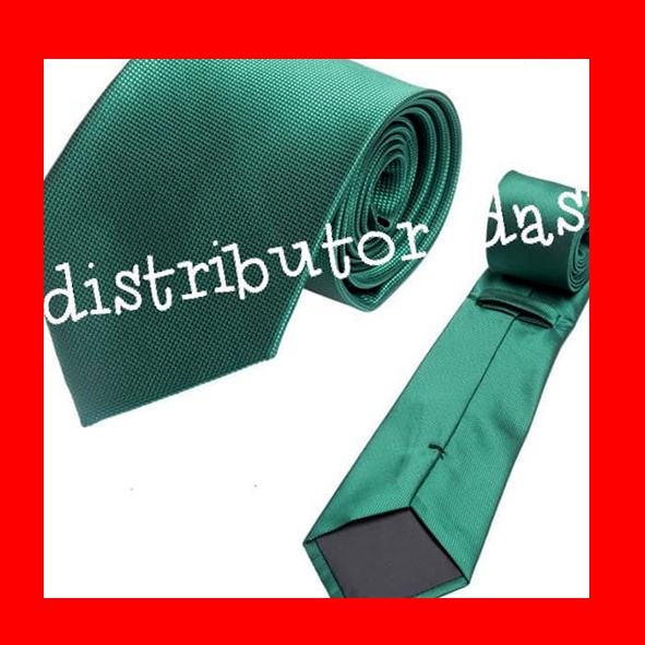 Dasi Panjang Motif Bintik Warna Hijau Natal Grosir Distributor Dasi