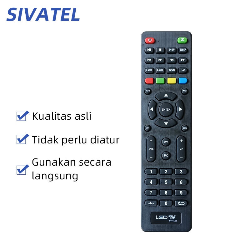 Sivatel Remote TV LCD/LED -Support Merk Sivatel/Animax