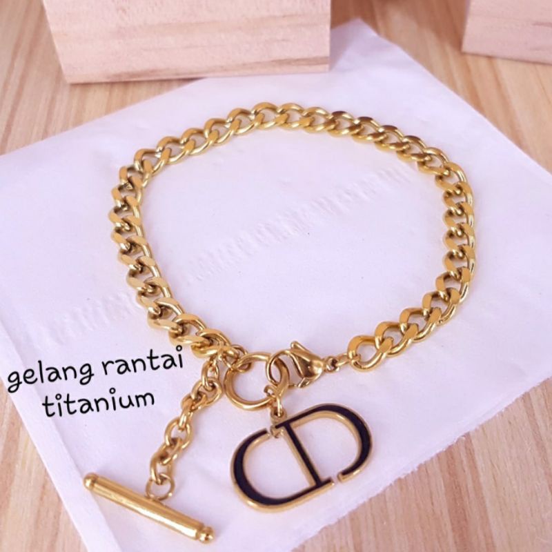 Gelang sisik naga CD Titanium High Premium Jewellery