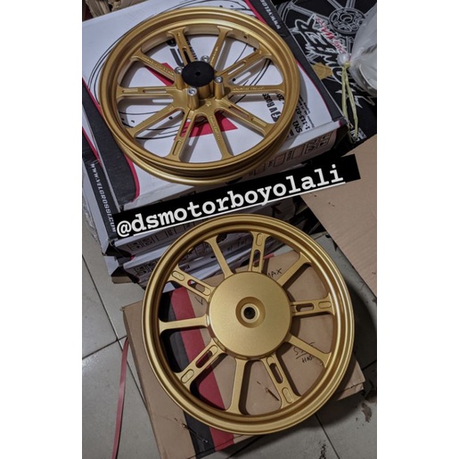 velg vell pelek VND racing Vmode V-mode model Xmode X-mode warna gold ring14 beat vario110 scoopy ge
