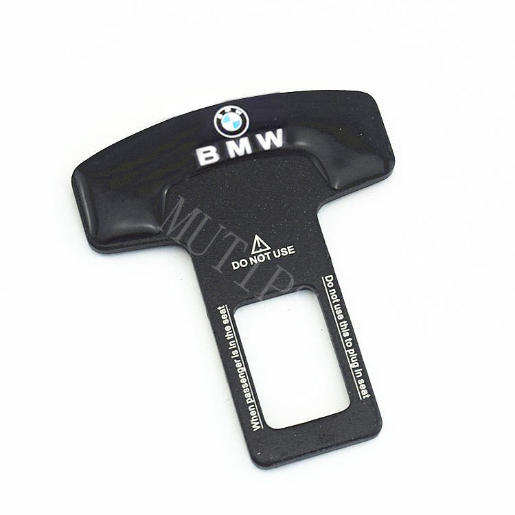 1 / 2Pcs Buckle Sabuk Pengaman Mobil Bahan Aluminum Alloy Untuk BMW F10 F30 E39 E60 X1 E84 F25 X3 E46 E30 E83 X5 F15