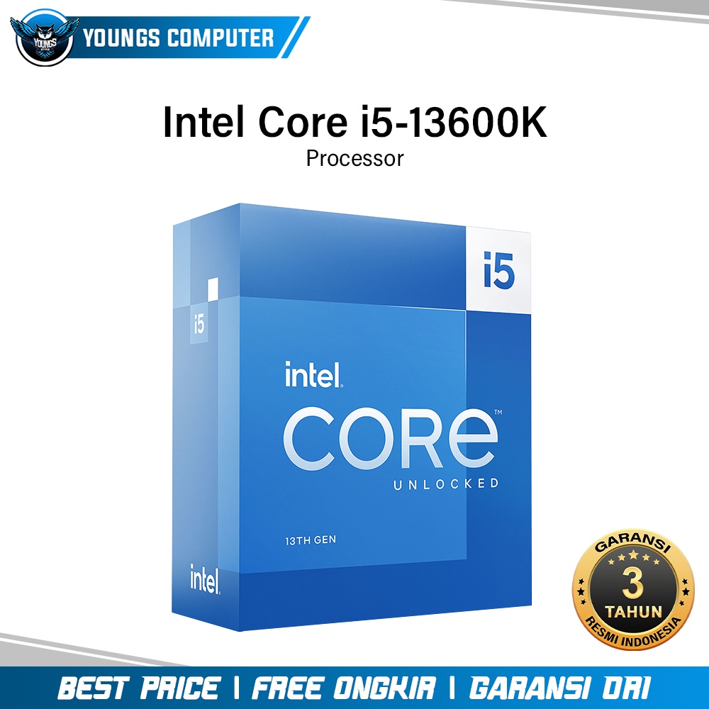 Intel Core i5 13600K Box | 5.1GHz 14C 20T | Gen 13 LGA1700 Raptor Lake