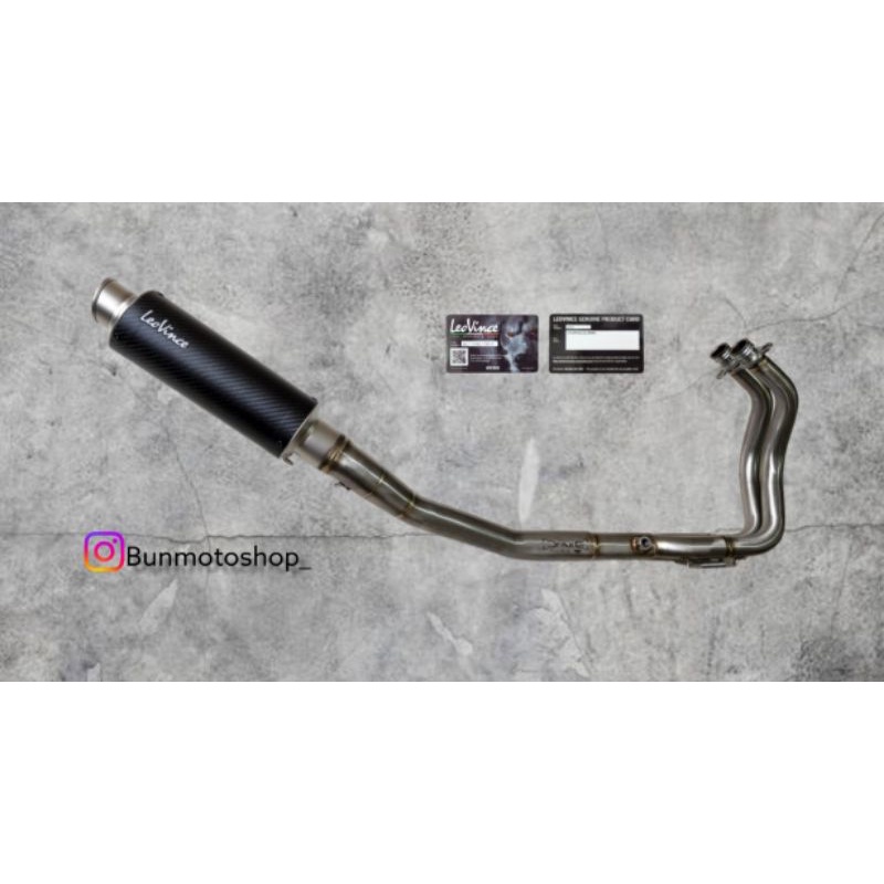 Leovince GP CORSA CARBON MATTE Original Fullsystem NINJA 250FI OLD Z250