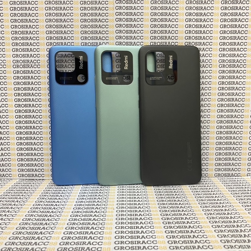 TUTUP BELAKANG BACKDOOR BACKCOVER BACK CASING XIAOMI REDMI 10C HOUSING ORIGINAL