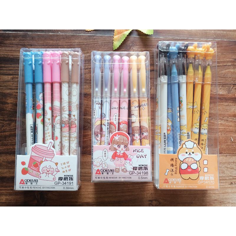 

12pcs PulPen gel Hapus bolpoin hapus 0,35mm, bolpoinyg bs di hapus