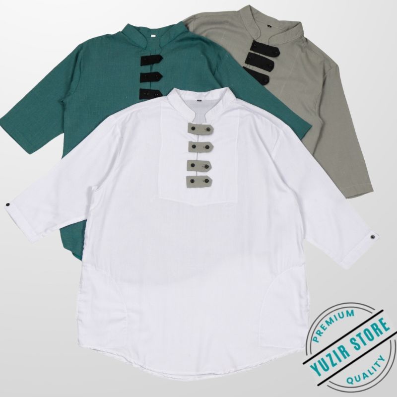 Baju Koko Pakistan Pria Lengan Panjang Skoder
