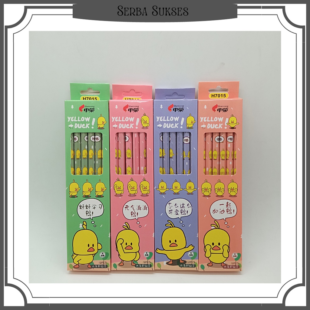 

Pensil Isi 12pc Motif Bebek/Alat Menulis
