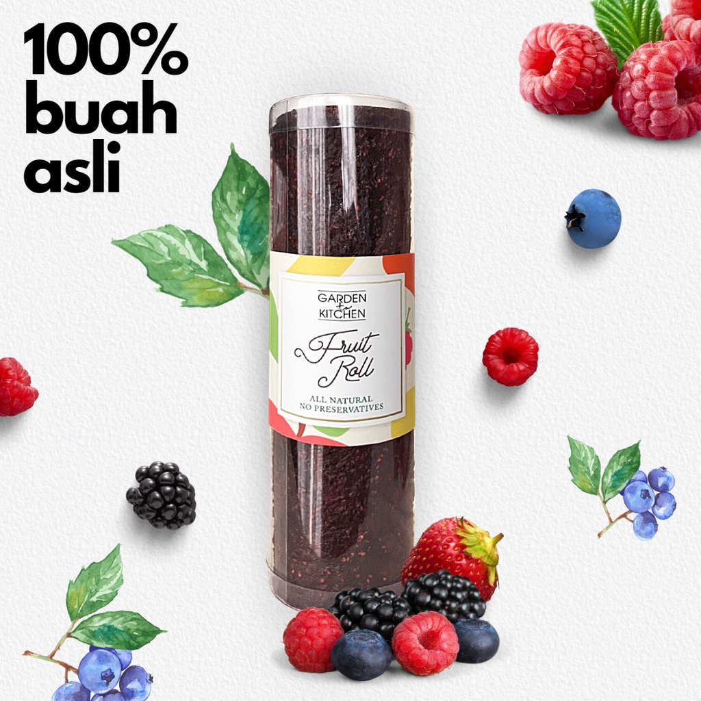 

Fruit Roll Dried Mixed Berries Kering / Fruit Nori Leather