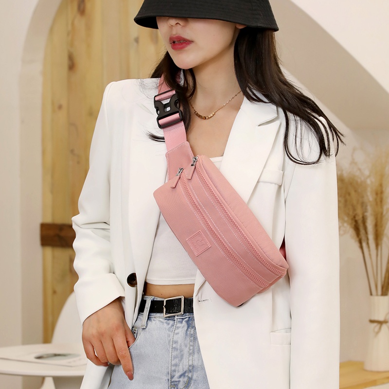 Tas Selempang Wanita COLORFUL FOX 0429 Waistbag Tas Anti Air WATCHKITE WKOS