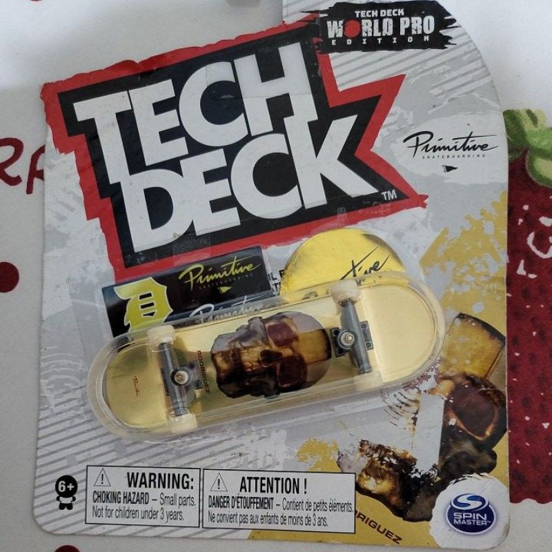tech deck world pro edition Primitive artist edition Paul Rodriguez Gold