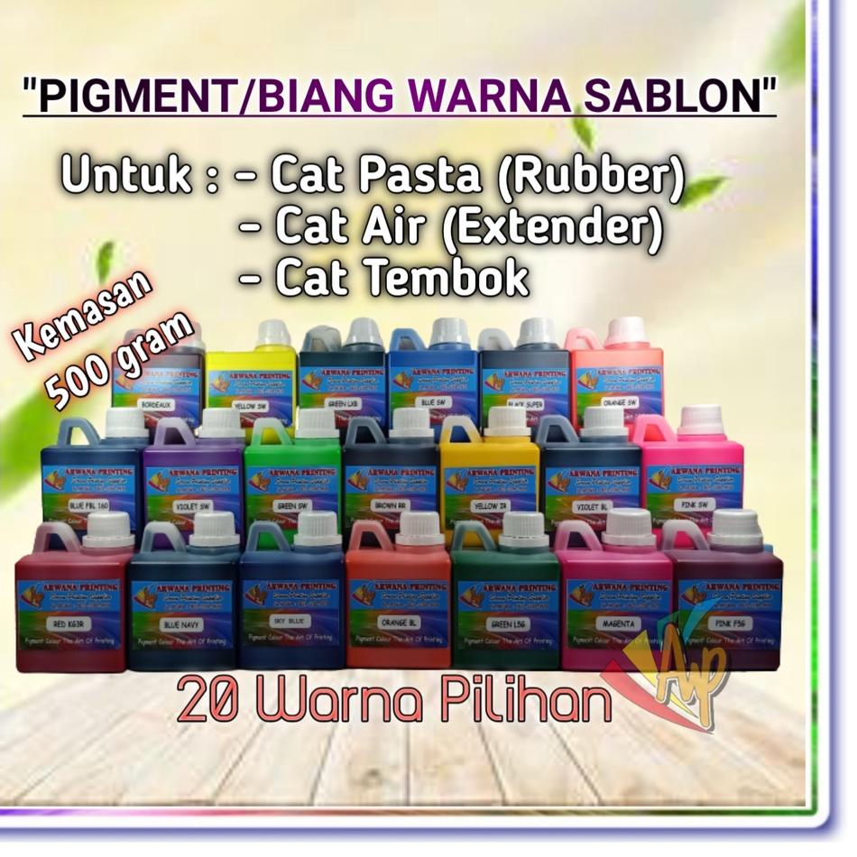 

Big Sale! Pigment Biang Warna Cat Sablon All Varian 500 gram 한국