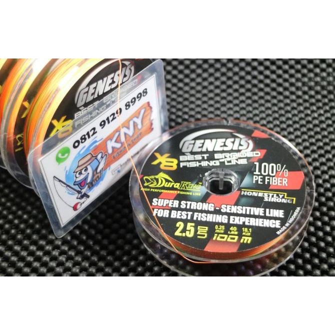 Benang Pancing Duraking Genesis Pe 2.5 18.1Kg Senar Mancing Idola