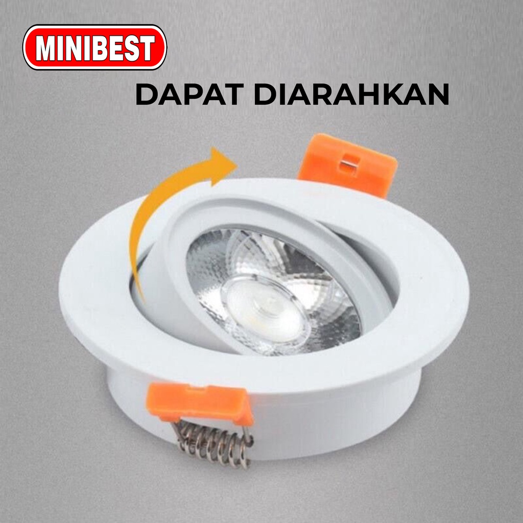 [MB] LED DOWNLIGHT INBOW / DOWNLIGHT PANEL downlight adjustable 3/5/7/9/12/15/18Watt DL-677