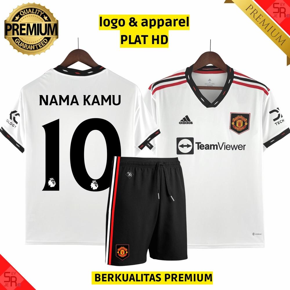FANS JERSEY MANCHESTER UNITED AWAY 2022 2023 BAJU BOLA MU ORI TERLARISS...,,,,,