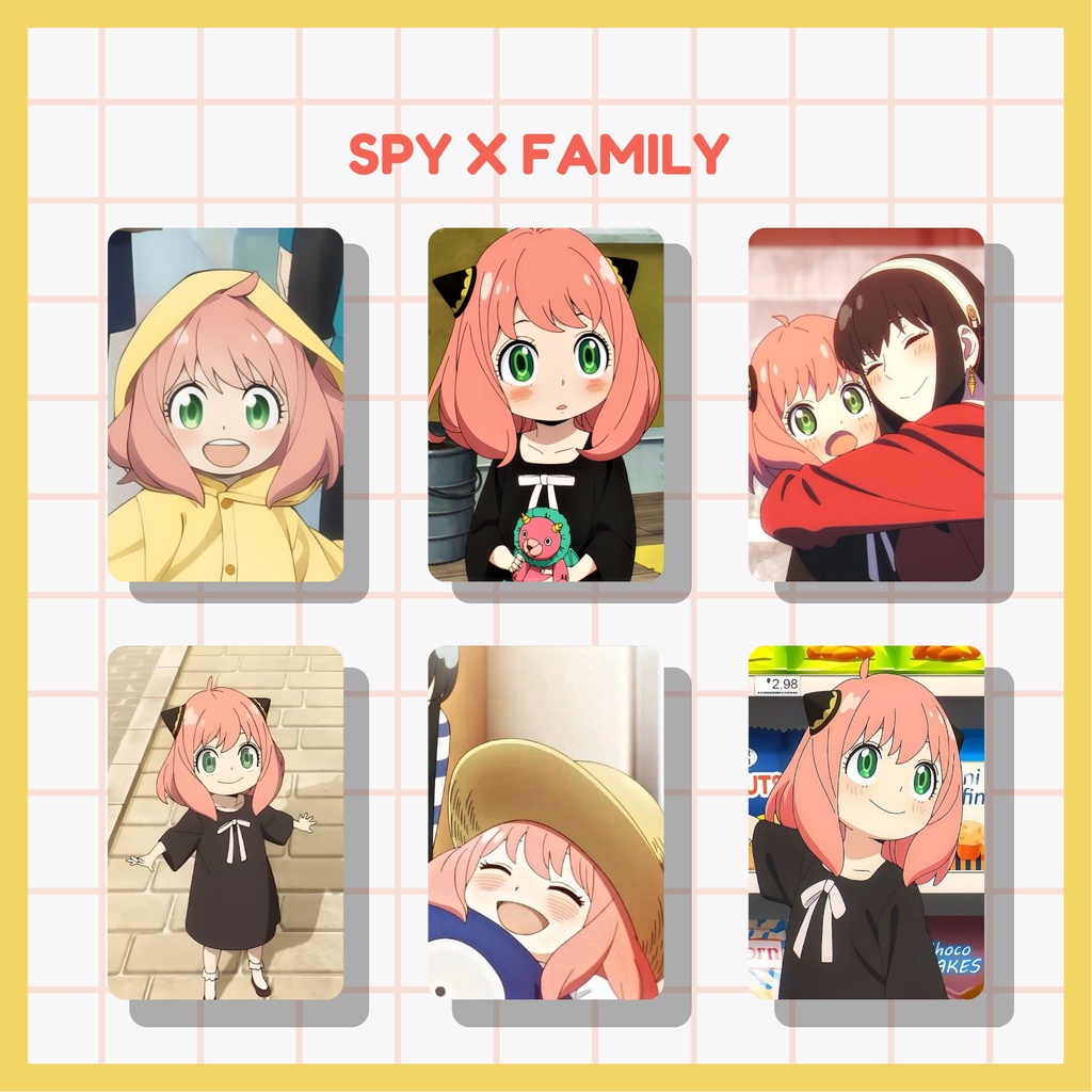 Jual Photocard Anime Spy x Family | Photocard Anya Forger | Shopee ...