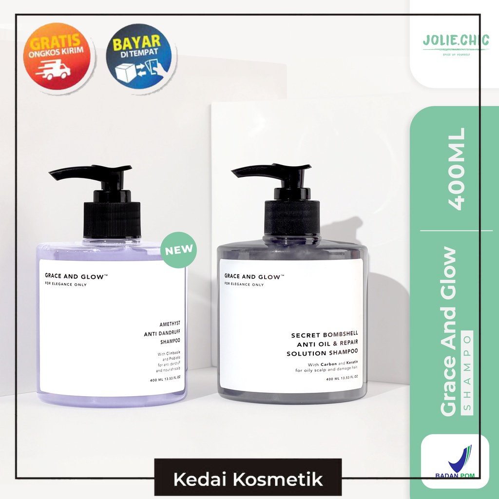 (ACEH) Grace & Glow Shampoo 400ml