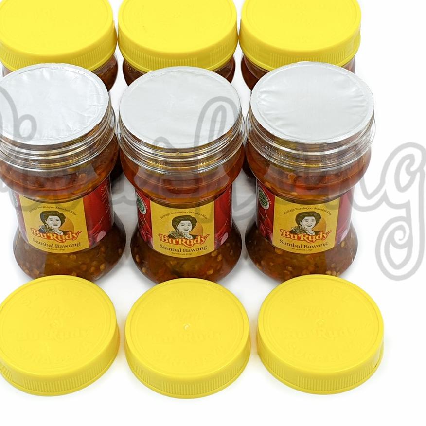 

GRATIS ONGKIR✅GROSIR 6 pcs Sambal Bawang Bu Rudy Oleh Oleh Khas Bu Rudi Surabaya|RA1